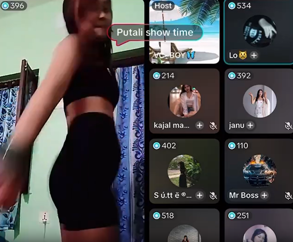 Tiktok Live Putali Show Kanda
